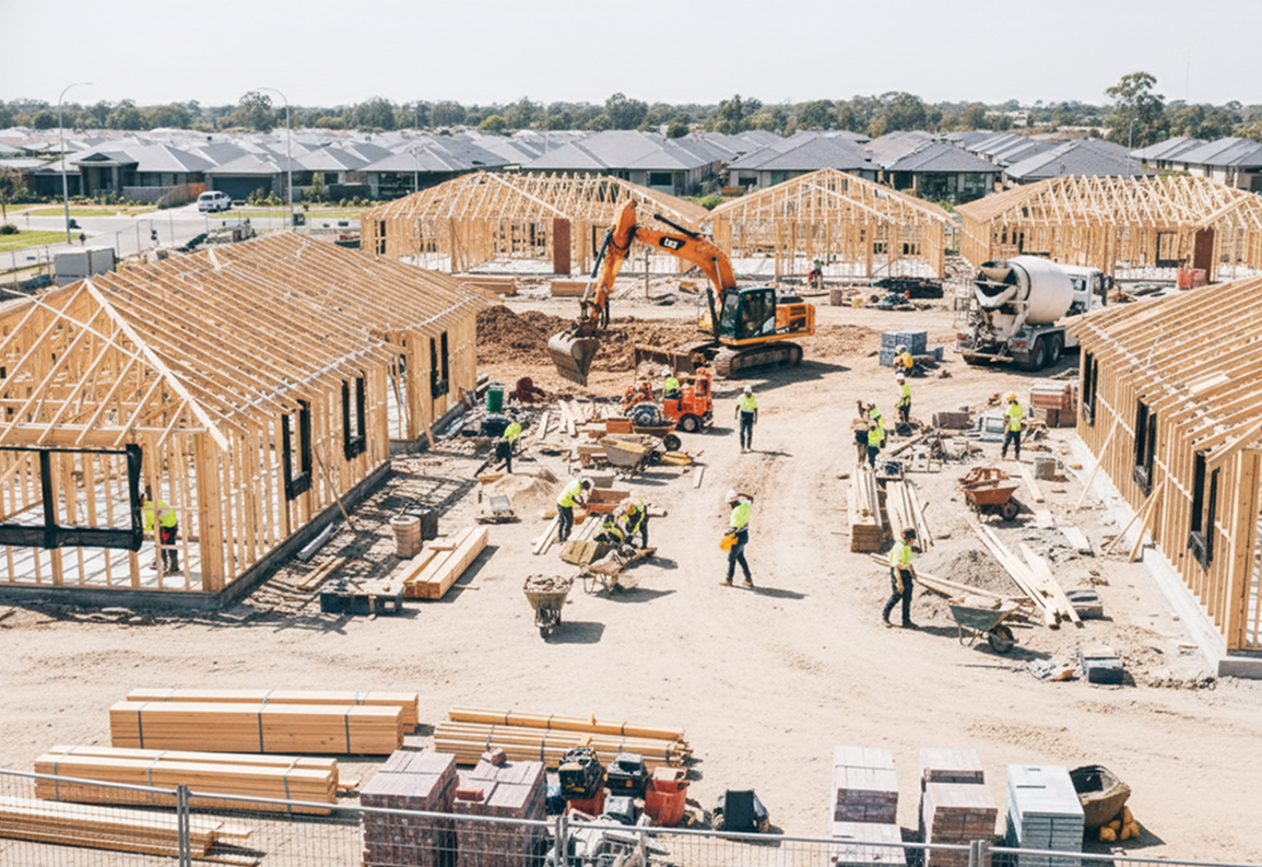 Modern workspace with an iMac displaying 'DO MORE'